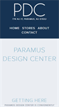 Mobile Screenshot of paramusdesigncenter.com